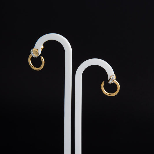 Boucle D'oreilles Cartier juste un clou Perlées